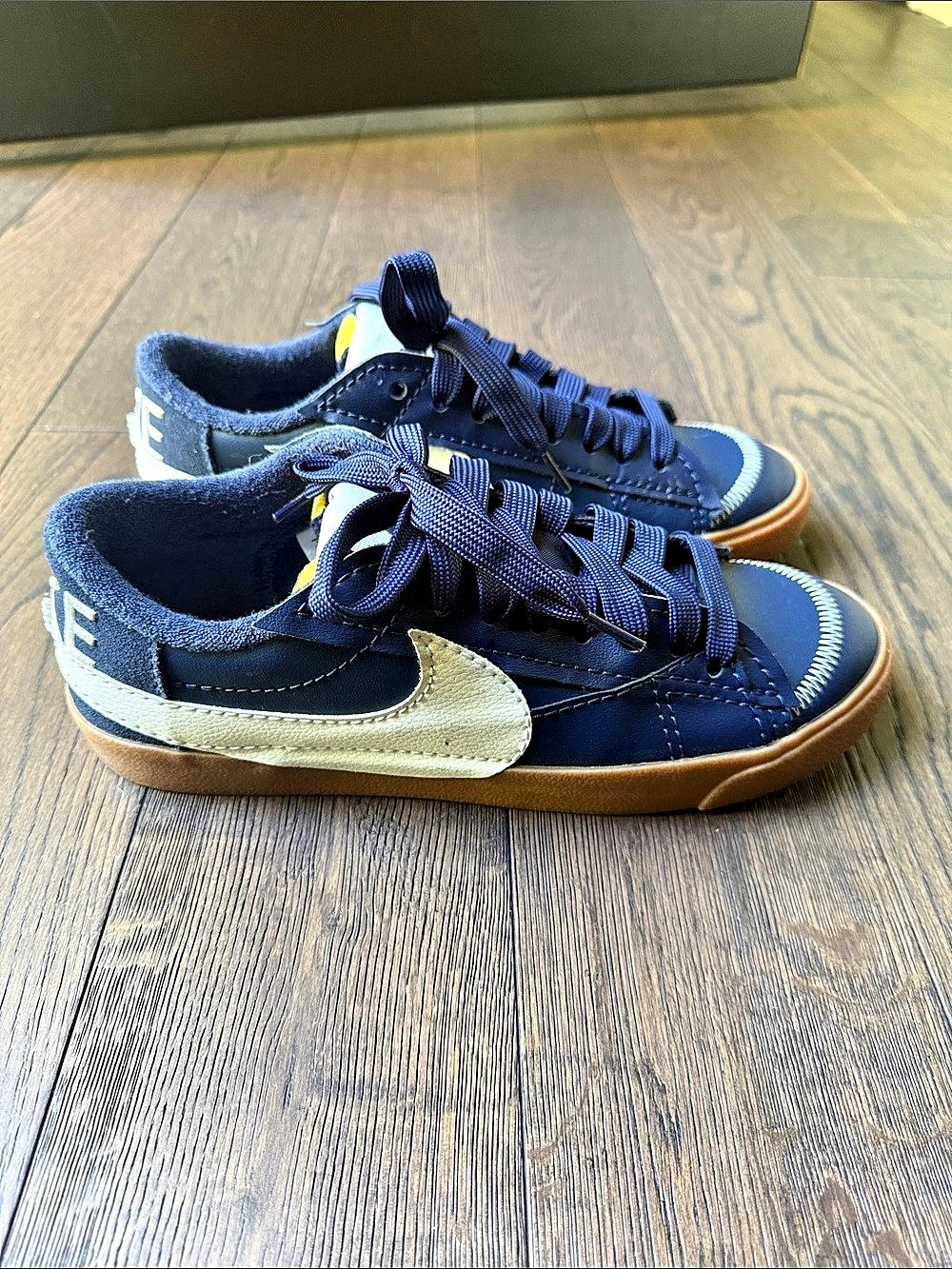 Nike Blazer Low '77 Jumbo Midnight Navy Gum Sneakers